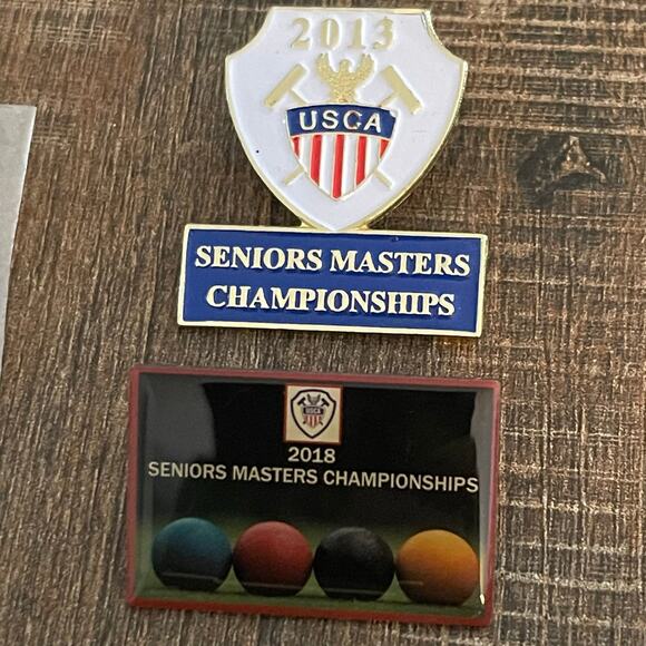 Cricket Collection of 15 Lapel/Hat Pins Brooch Championships - Picture 5 of 6